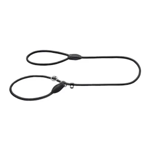 Retriverkobbel med stopp 170 cm svart