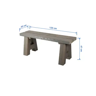 Benk til bålpanne, bilde 2