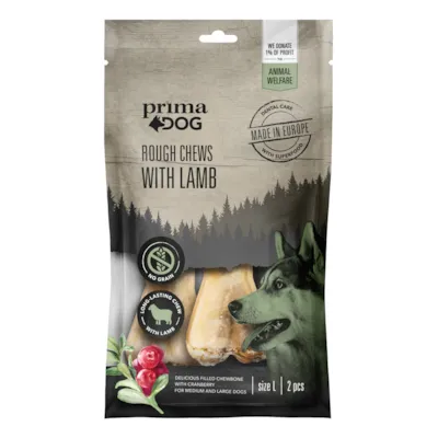 Tyggeben Rough L lam 2 stk