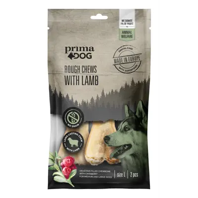 Tyggeben Rough L lam 2 stk