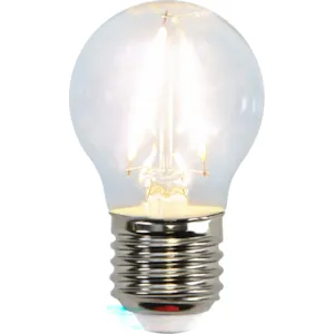 Lyspære LED G45 klar 2W