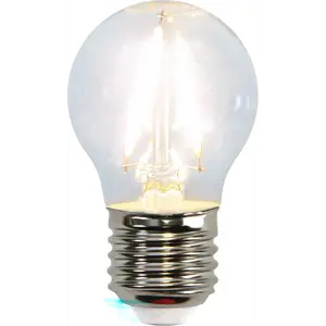 Lyspære LED G45 klar 2W