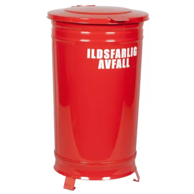 Brannisolert avfallsbeholder, bilde 3