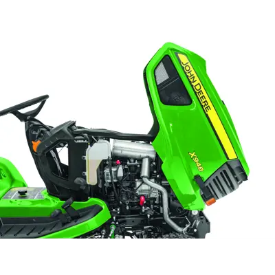 Plentraktor X948 med klippeaggregat, bilde 3