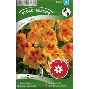 Frø blomkarse stor Yellow Troika