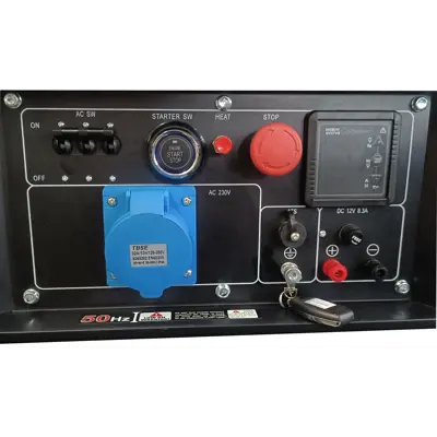 Aggregat 6000W 16A, Norsk 3-fas 230V, bilde 3