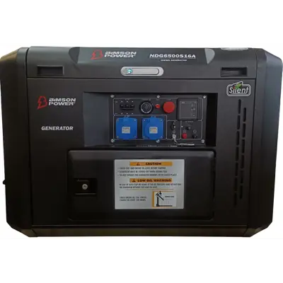 Aggregat 6000W 16A, Norsk 3-fas 230V