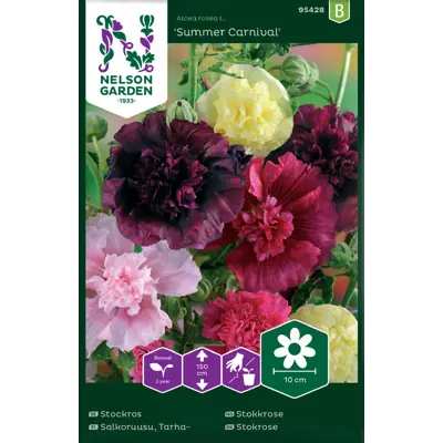 Frø stokkrose Summer Carnival