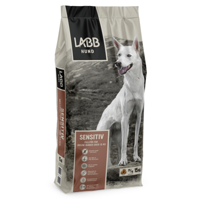 Hundefôr Sensitiv mellom- og store hunder 15 kg