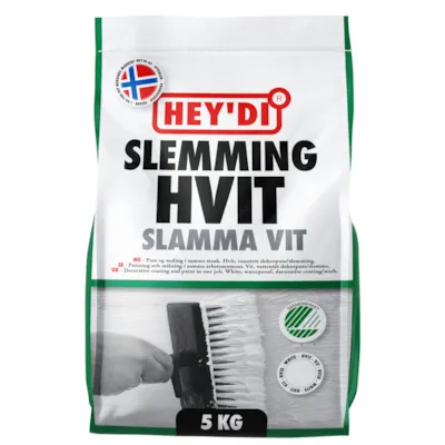 Slemming hvit 5 kg