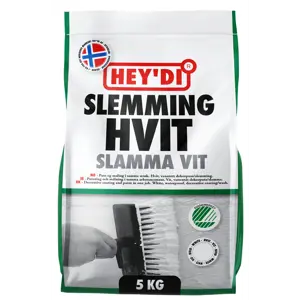 Slemming hvit 5 kg