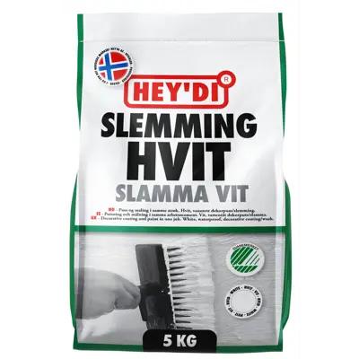 Slemming hvit 5 kg