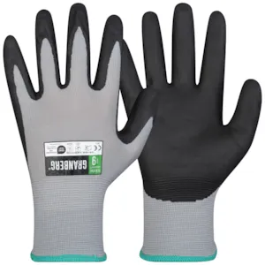 Monteringshanske Nitril grå 12 pk