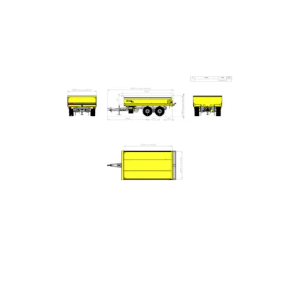 Dumperhenger MetaNo 6,1 kbm lett, bilde 4