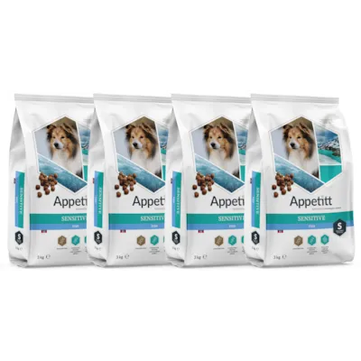 Hundefôr Sensitive Fish Small Breed 4x3 kg