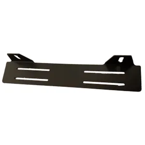 Skiltplate med brakett for 2 lamper