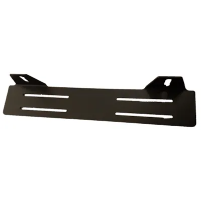 Skiltplate med brakett for 2 lamper