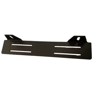 Skiltplate med brakett for 2 lamper