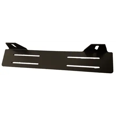 Skiltplate med brakett for 2 lamper