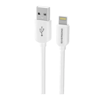 Ladekabel USB-A til Lightning 2 m