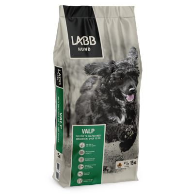Hundefôr Valp mellom- og store raser 15 kg