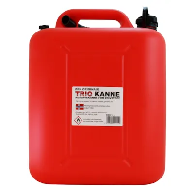 Trio bensinkanne 15 L rød