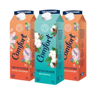 Tøymykner kit 2 Middelhavsdrøm og 1 Ren bomull