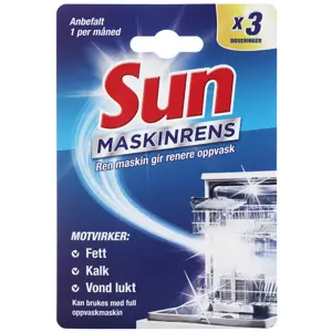 Oppvaskmaskinrens 3 pk