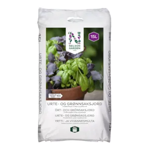 Urte- og grønnsaksjord 15 L