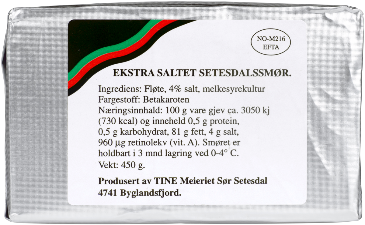 Tine Setesdalsmør 450g