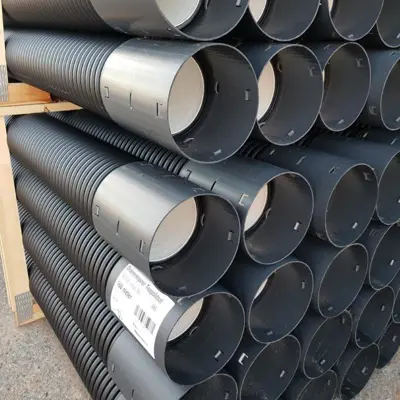 Dobbeltvegget drensrør 160/139 mm lengde á 6 m