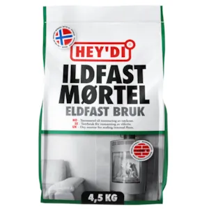 Ildfast mørtel 4,5 kg