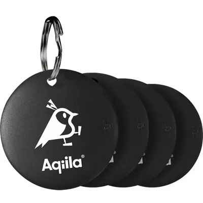 Nøkkelring Tagbird 4 pk