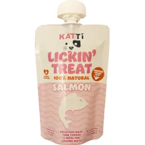 Kattesnacks Lickin Treat laks 60 g