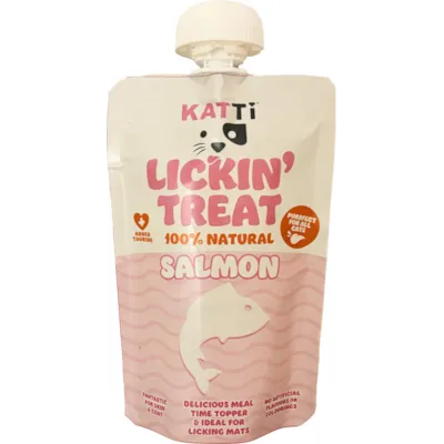 Kattesnacks Lickin Treat laks 60 g