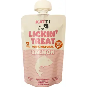 Kattesnacks Lickin Treat laks 60 g