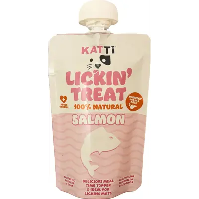 Kattesnacks Lickin Treat laks 60 g