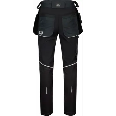 Stretchbukse Multipocket svart herre, bilde 3