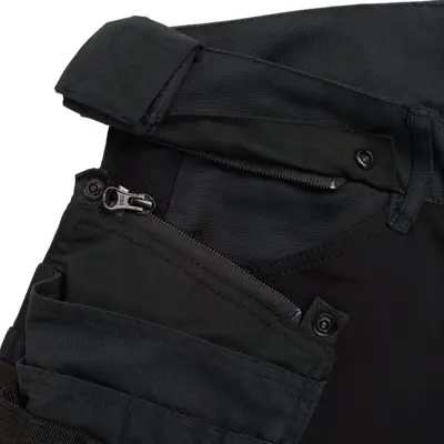 Stretchbukse Multipocket svart herre, bilde 2