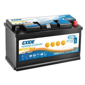 Båt og fritidsbatteri equipment EV1250