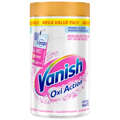 Vaskepulver Vanish White Powder 1,5 kg