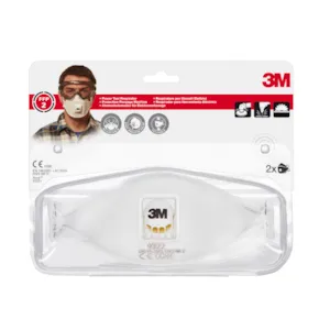 Støvmaske 9322 C2 FFP2 med ventil 2 pk