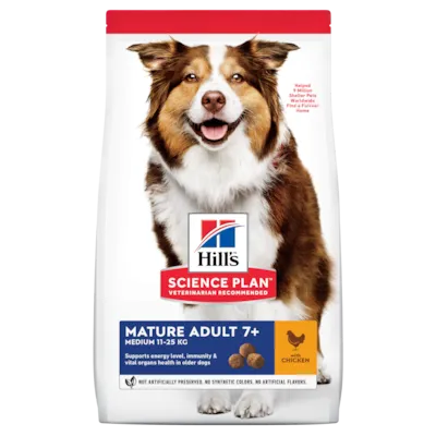 Hundefôr Medium Mature Adult 7+ Kyllling 14 kg