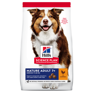 Hundefôr Medium Mature Adult 7+ Kyllling 14 kg