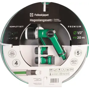 Hageslange sett 20 m