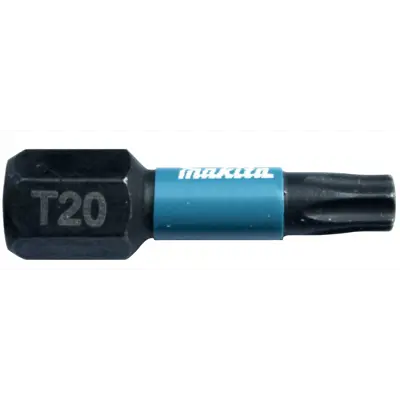 Bits T20 25 mm 1/4" Impact Black