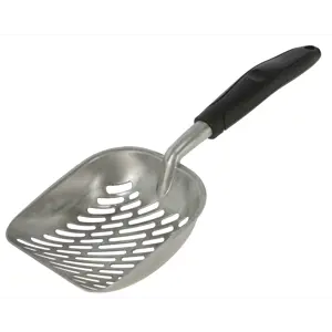 Kattespade til toalett svart