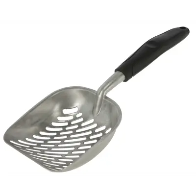 Kattespade til toalett svart