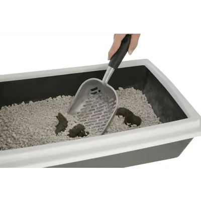 Kattespade til toalett svart, bilde 2