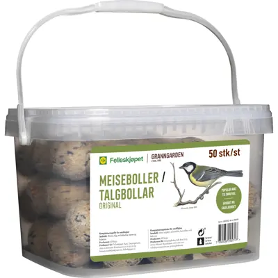 Meiseboller 50 stk